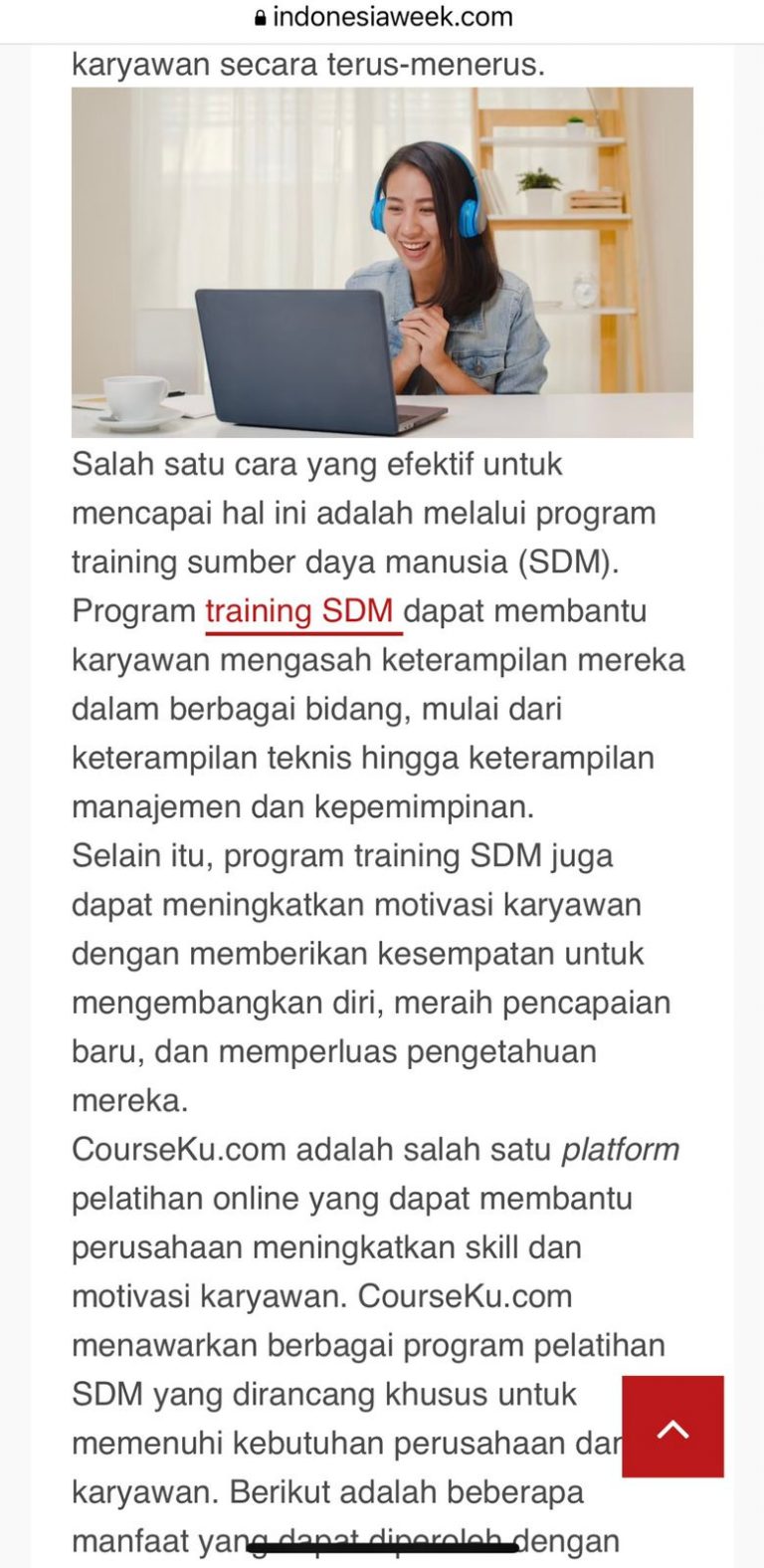 Training SDM